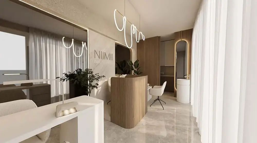 Beauty salón NIIMII v Žiline, návrh cdesign